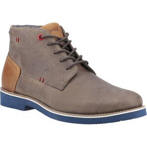 POD Mens Aries Oiled Leather Chukka Boots / Gray